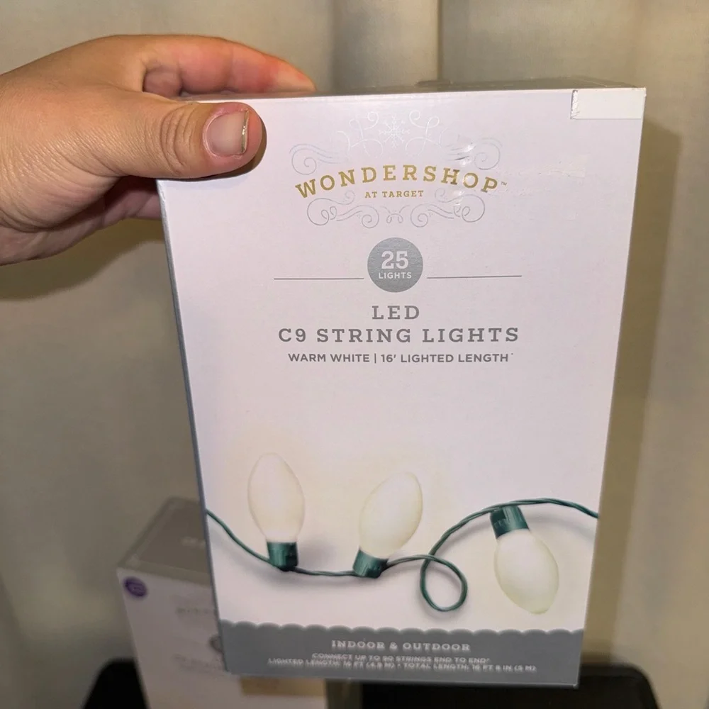 Wondershop Christmas Warm White Lights TWO packs